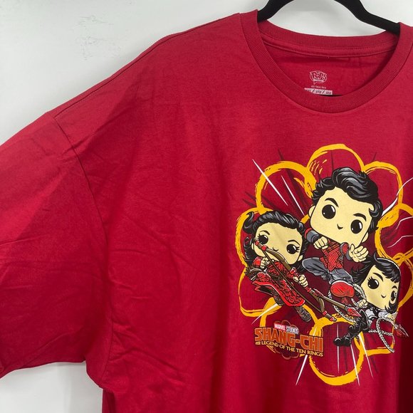 Pop Marvel Shang Chi Tee 3XL Red Basic - Picture 7 of 10